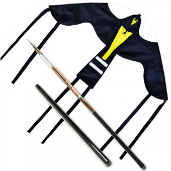 Динамический отпугиватель птиц Крук с флагштоком 6 м