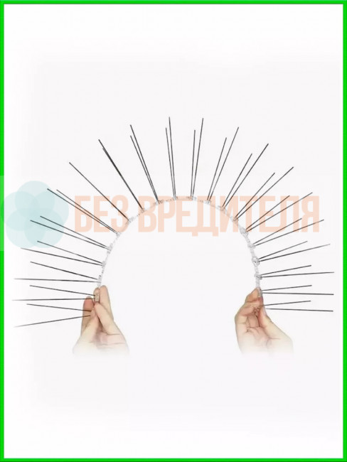 Антиприсадные шипы от птиц Jinshi (комплект 3 метра, 6 секций) Антиприсадные шипы от птиц Jinshi (комплект 3 метра, 6 секций)