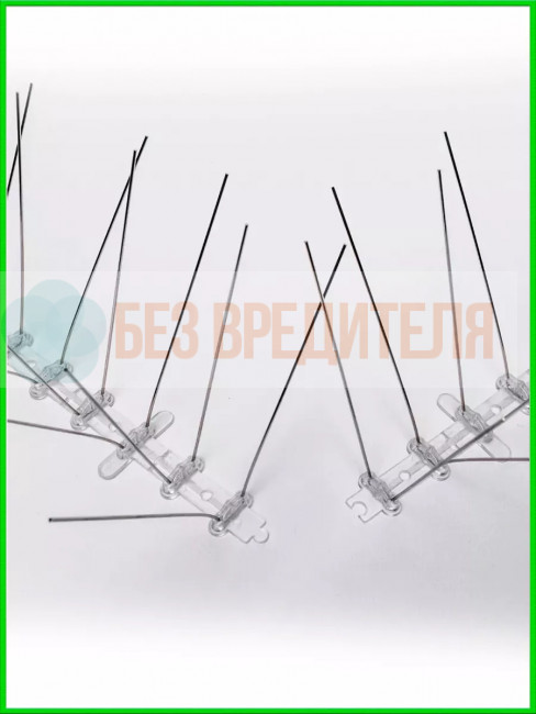 Антиприсадные шипы от птиц Jinshi (комплект 3 метра, 6 секций) Антиприсадные шипы от птиц Jinshi (комплект 3 метра, 6 секций)